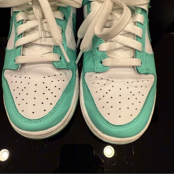 Nike Dunk Low Big Kids’ Shoes In Low Green Glow | USED - Picture 6 of 14